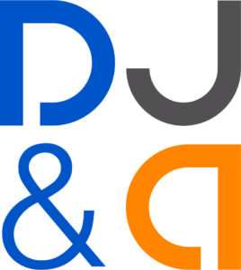 Logo for DJ and A consulting